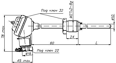 Габаритный чертеж ТХА-1172Р, ТХК-1172Р рис.3